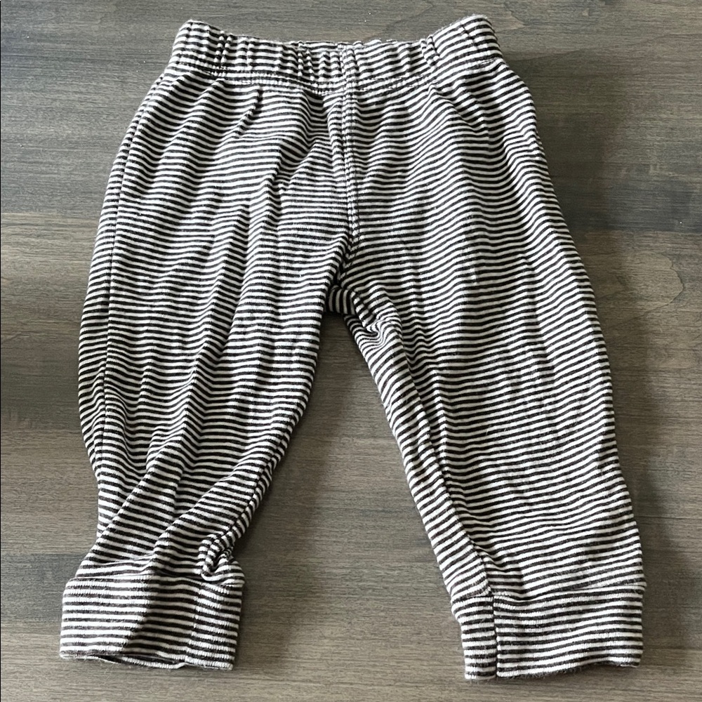 Thanksgiving Turkey Striped Brown and White Baby/Toddler Pants 9M